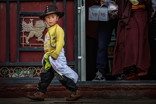 Little Tibetan boy