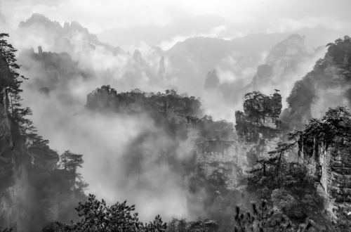 Distant mountain