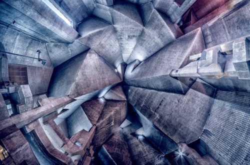 church ceiling concrete