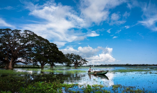 Scenery of Tissa Lake