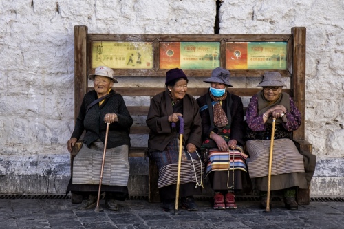 Elderly Tibetan Women