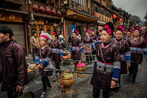 Grand event in Dong village