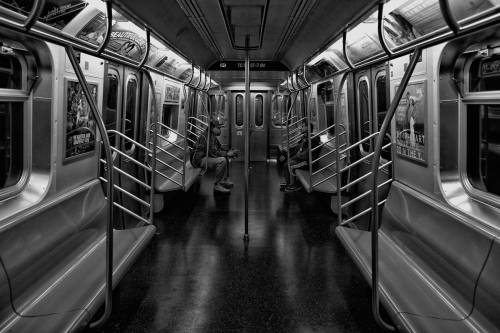 Late night at the Subway