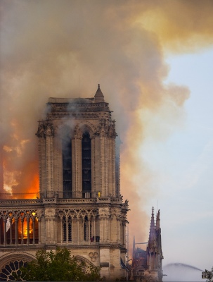Notre Dame is burning 3