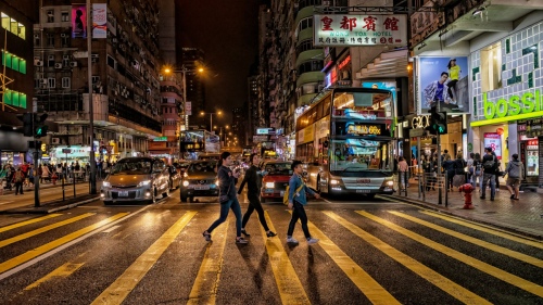 Mongkok Hong Kong night