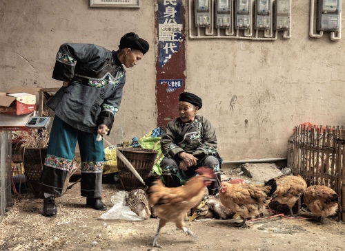 Grandma in the market