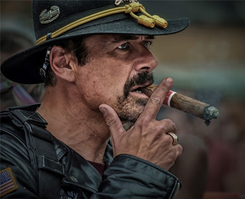 Cigar smoking man
