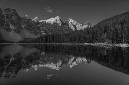 The view of Lake Louise