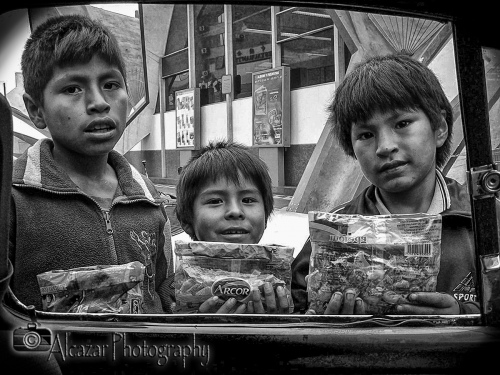 the candies sellers