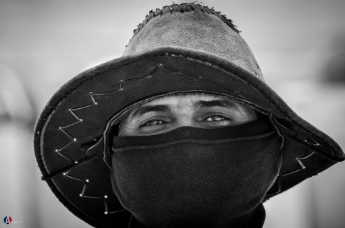 man and mask