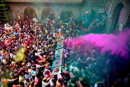 Banke bihari Holi