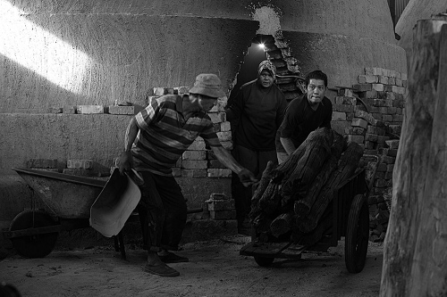 Charcoal workers