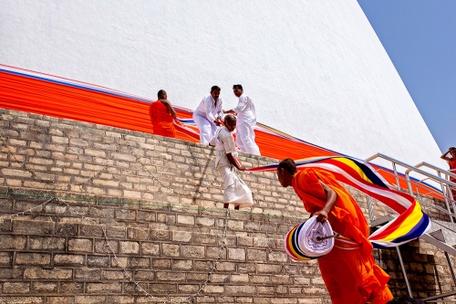 Preparation for ceremony