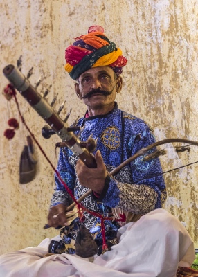 Musician playing