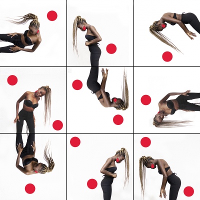 Fiona with red earrings