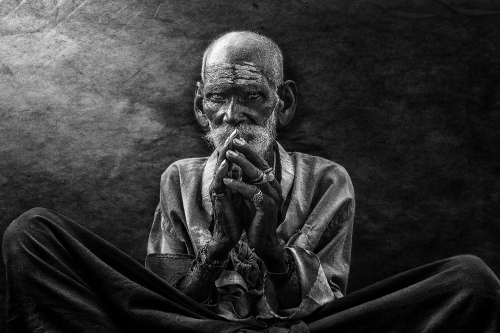 Old man prayer