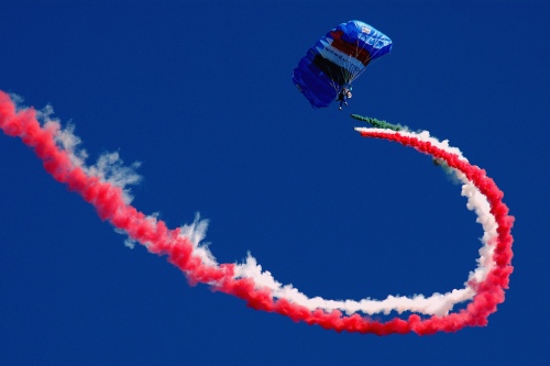 Tricoloured smoke