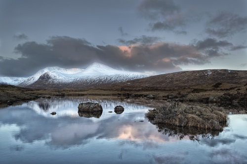 First Light over Black Mount