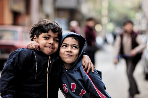 Tahrir smiles