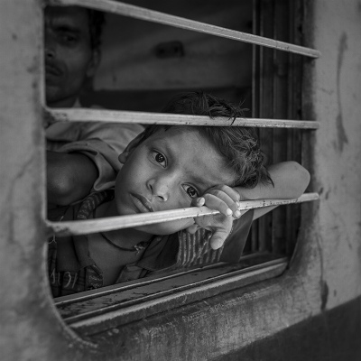 Boy in Train