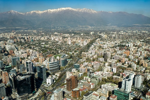 From the heights of the Costanera