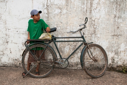 Boy and Bike