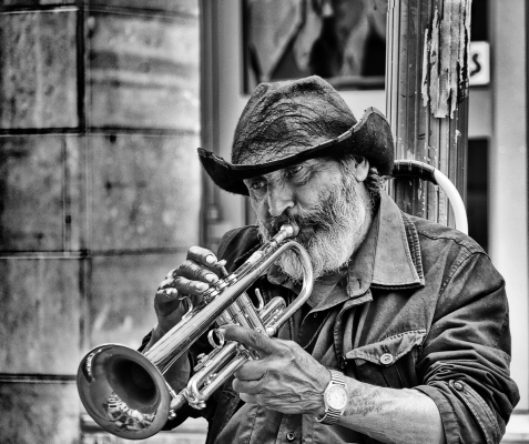 street trumpetist