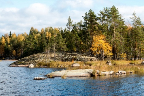 Lakescape in Fall