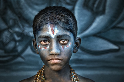Blue mask