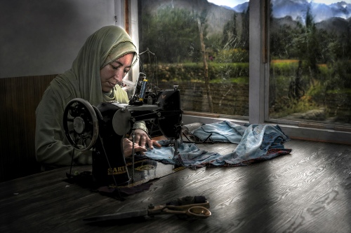 Turtuk sewing