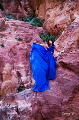 A nymph in Petra..