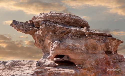 Golden rock..