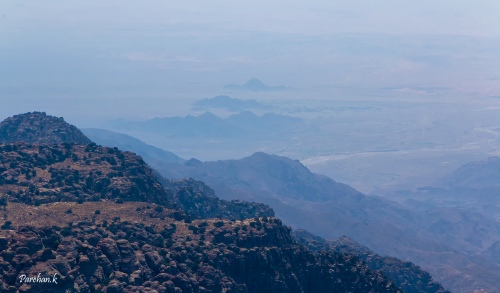Up the mountains at Dana..
