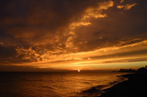 Morning at Baltic Sea