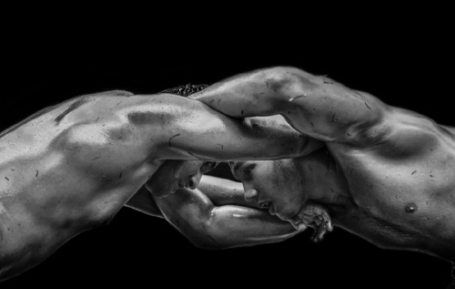 Oil wrestling