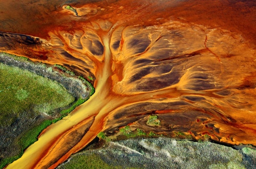Iceland Colored river