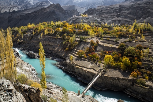 Village in the Himalayas