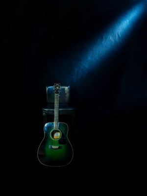 Empty stage