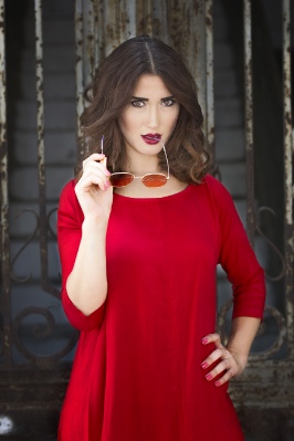 Woman in Red